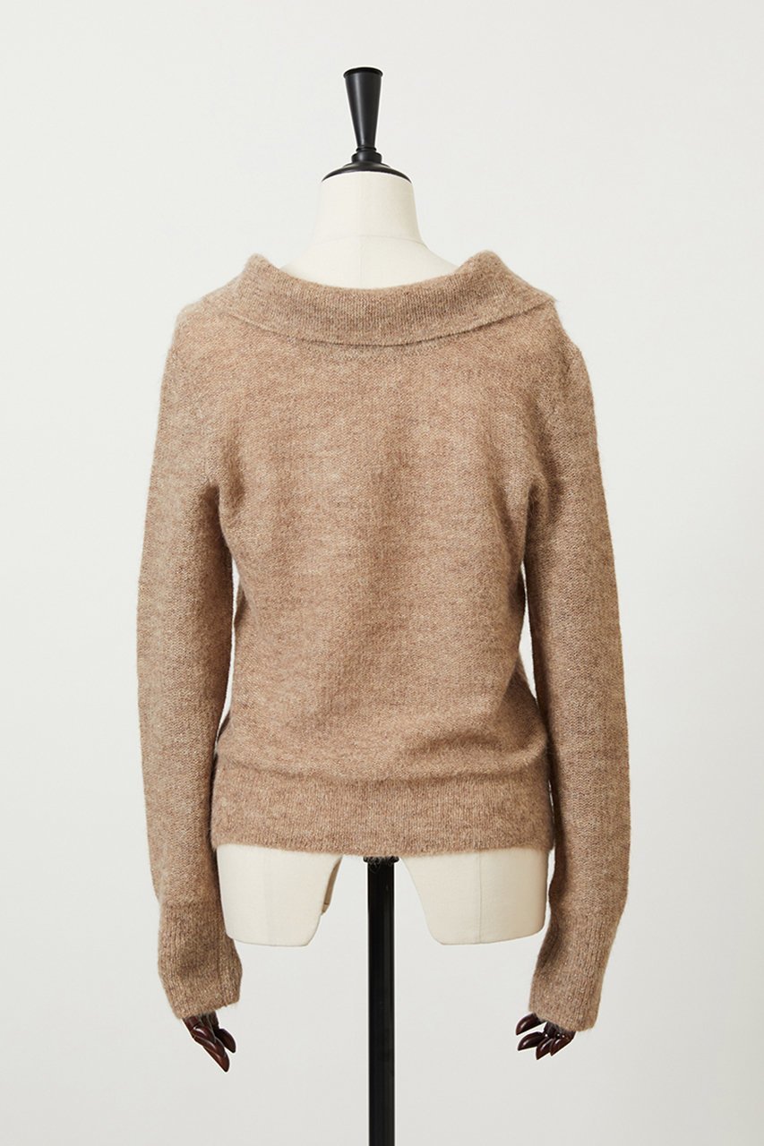 【オーヴィル/EAUVIRE】のポロヘンリープルオーバー 人気、トレンドファッション・服の通販 founy(ファニー) 　ファッション　Fashion　レディースファッション　Fashion for Women　トップス・カットソー　Cut & Sew Tops　ニット　Knit Tops & Sweaters　カジュアルプルオーバー・ニットトップス　Pullovers & Knit Tops / Casual Pullovers　エレガント 上品　Elegant　コンパクト　Compact, Small Size　シルク　Silk, 100% Silk　ドレープ　Drape, Draping Fabric　バランス　Balance, Style Balance　ボトム　Bottoms, Lower Wear　other-3|ID: prp329100004753996 ipo3291000000036243914