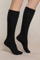 【ブルーフォレ/BLEUFORET】の6569 リブウールニーハイソックス ブラック|ID: prp329100004754029 ipo3291000000035359497