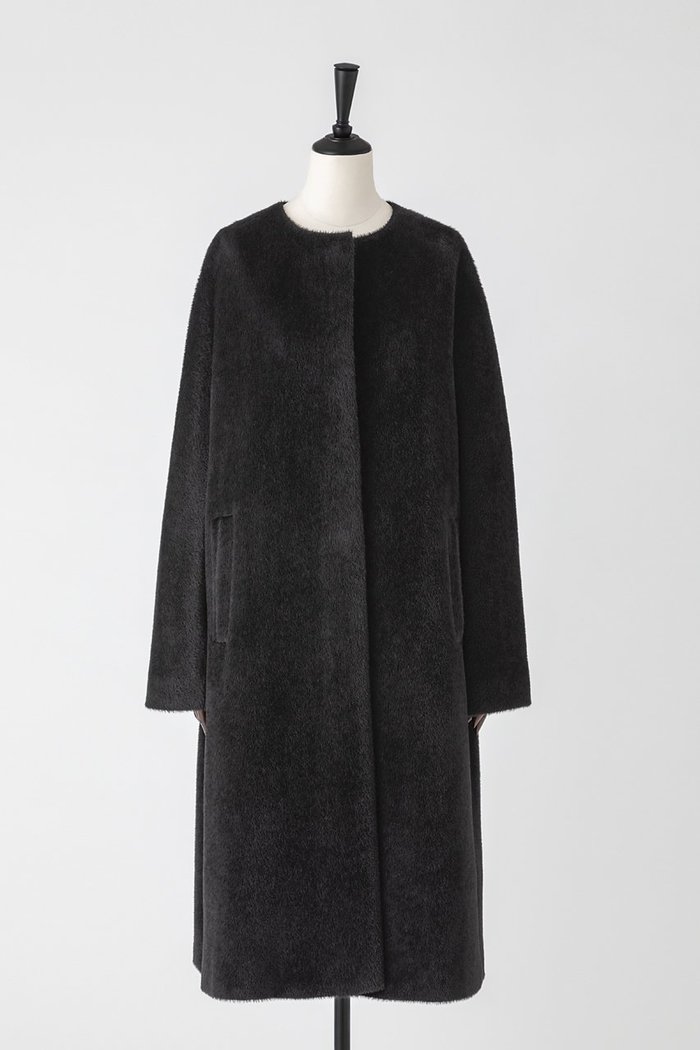 【オーヴィル/EAUVIRE】のスーリーアルパカコート インテリア・キッズ・メンズ・レディースファッション・服の通販 founy(ファニー) https://founy.com/ ファッション Fashion レディースファッション Fashion for Women アウター Coat / Outerwear Collection コート・ロングコート・ピーコート Long Coats, Peacoats & More 2025年 2025 2025-2026秋冬・A/W Autumn/Winter 2025–26 AW25–26 ポケット Pocket, Pocket Detail ミックス Mix, Mixed Style ラグジュアリー Luxury, Elegant ロング Long, Long-Length エレガント 上品 Elegant A/W・秋冬 Autumn/Winter |ID: prp329100004754032 ipo3291000000034387182