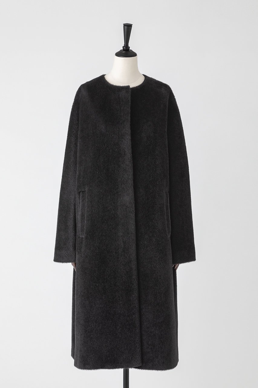 【オーヴィル/EAUVIRE】のスーリーアルパカコート 人気、トレンドファッション・服の通販 founy(ファニー) 　ファッション　Fashion　レディースファッション　Fashion for Women　アウター　Coat / Outerwear Collection　コート・ロングコート・ピーコート　Long Coats, Peacoats & More　2025年　2025　2025-2026秋冬・A/W　Autumn/Winter 2025–26 AW25–26　ポケット　Pocket, Pocket Detail　ミックス　Mix, Mixed Style　ラグジュアリー　Luxury, Elegant　ロング　Long, Long-Length　エレガント 上品　Elegant　A/W・秋冬　Autumn/Winter　 other-1|ID: prp329100004754032 ipo3291000000034387182