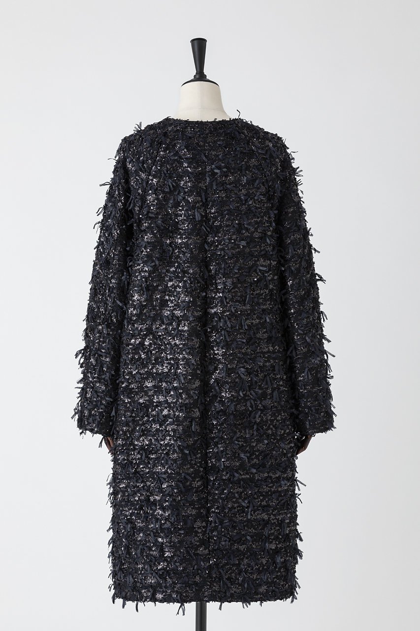 【オーヴィル/EAUVIRE】のリボンツイードコート 人気、トレンドファッション・服の通販 founy(ファニー)  ファッション Fashion レディースファッション Fashion for Women アウター Coat / Outerwear Collection コート・ロングコート・ピーコート Long Coats, Peacoats & More 2025年 2025 2025-2026秋冬・A/W Autumn/Winter 2025–26 AW25–26 スペシャル Special, Limited Edition ツイード Twill, Twill Weave フランス France, French ラグジュアリー Luxury, Elegant ロング Long, Long-Length A/W・秋冬 Autumn/Winter other-3|ID: prp329100004754033 ipo3291000000034387195