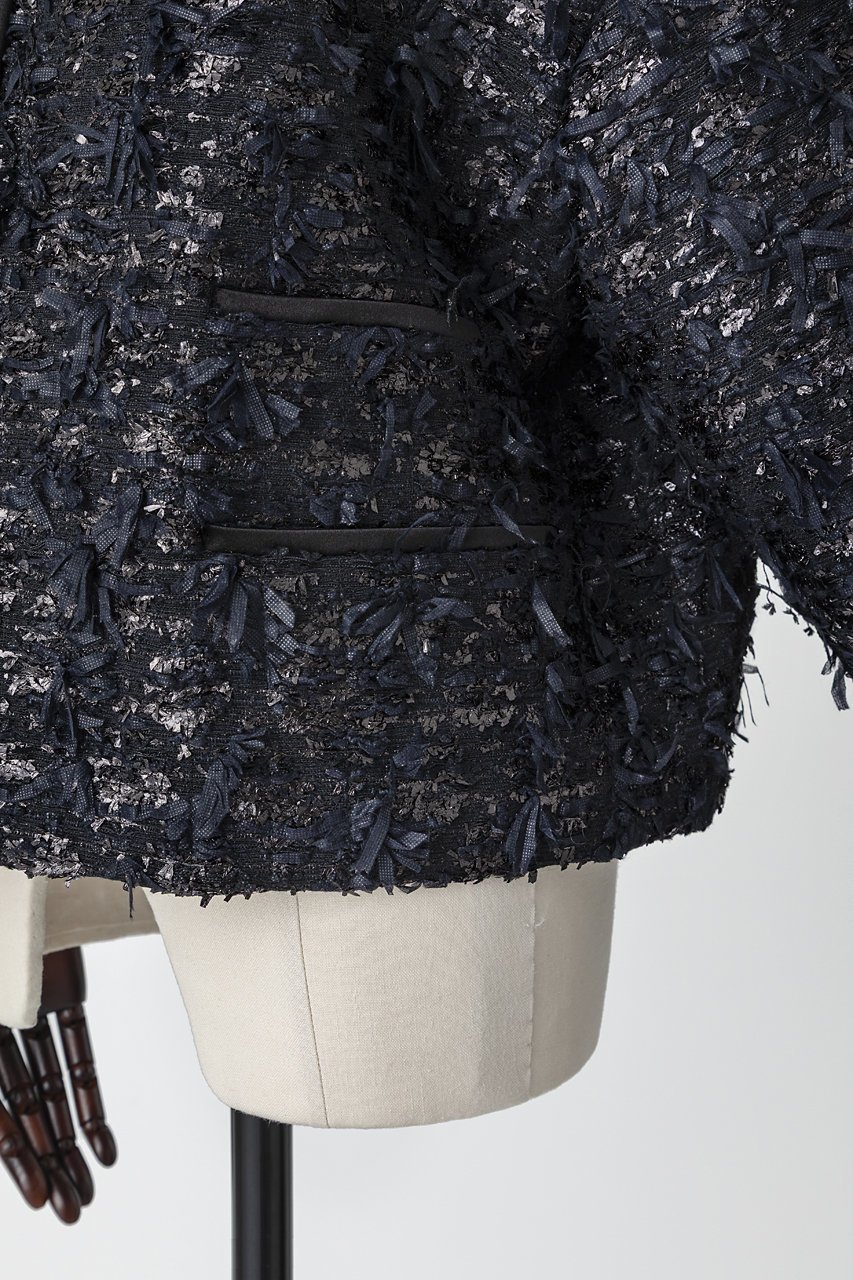 【オーヴィル/EAUVIRE】のリボンツイードジャケット 人気、トレンドファッション・服の通販 founy(ファニー)  ファッション Fashion レディースファッション Fashion for Women アウター Coat / Outerwear Collection レディースジャケット・軽アウター Jackets 2025年 2025 2025-2026秋冬・A/W Autumn/Winter 2025–26 AW25–26 おすすめ Recommended / Our Picks サテン Satin, Glossy Fabric シルク Silk, 100% Silk ジャケット Jacket, Outerwear スペシャル Special, Limited Edition ツイード Twill, Twill Weave デニム Denim, Jeans Material バランス Balance, Style Balance フランス France, French フロント Front, Front Design ポケット Pocket, Pocket Detail エレガント 上品 Elegant 今季 This Season, Current Season A/W・秋冬 Autumn/Winter other-6|ID: prp329100004754034 ipo3291000000034387207