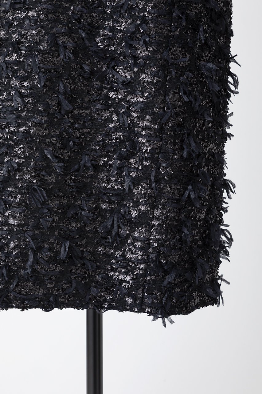 【オーヴィル/EAUVIRE】のリボンツイードワンピース 人気、トレンドファッション・服の通販 founy(ファニー) 　ファッション　Fashion　レディースファッション　Fashion for Women　ワンピース　Dresses　チュニック　Tunic Tops & Dresses　おすすめ　Recommended / Our Picks　スペシャル　Special, Limited Edition　チュニック　Tunic, Long Top　ツイード　Twill, Twill Weave　ノースリーブ　Sleeveless, No-Sleeve　フランス　France, French　エレガント 上品　Elegant　other-6|ID: prp329100004754035 ipo3291000000036138437