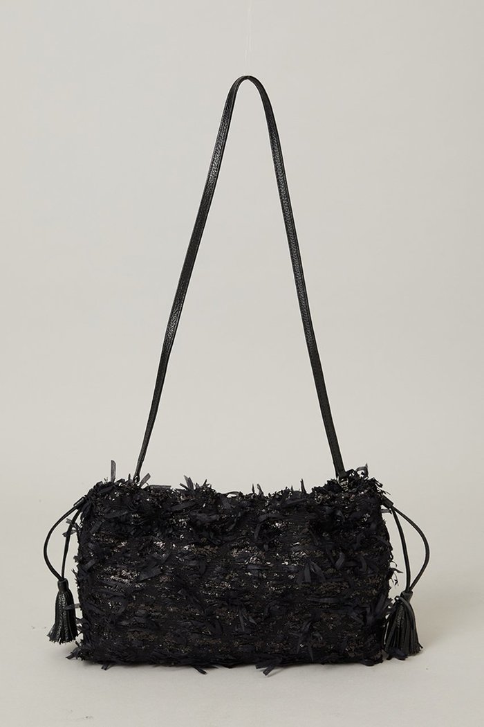 【オーヴィル/EAUVIRE】のリボンツイードバッグ インテリア・キッズ・メンズ・レディースファッション・服の通販 founy(ファニー) https://founy.com/ ファッション Fashion レディースファッション Fashion for Women バッグ Bags スペシャル Special, Limited Edition ツイード Twill, Twill Weave フランス France, French フリンジ Fringe, Tassel リボン Ribbon, Bow エレガント 上品 Elegant |ID: prp329100004754036 ipo3291000000035949708