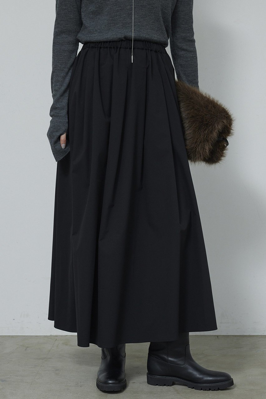 【ガリャルダガランテ/GALLARDAGALANTE】のタフタフレアスカート 人気、トレンドファッション・服の通販 founy(ファニー) 　ファッション　Fashion　レディースファッション　Fashion for Women　スカート　Skirts　Aライン・フレアスカート　A-Line & Flared Skirts　ロングスカート　Long Skirts / Maxi & Midi Skirts　ギャザー　Gathered, Ruffled　シンプル　Simple, Minimal　タフタ　Taffeta, Structured Fabric　フレア　Flare, Flared　ロング　Long, Long-Length　エレガント 上品　Elegant　新作・新入荷　New Arrivals / New In　 other-1|ID: prp329100004755342 ipo3291000000034396727