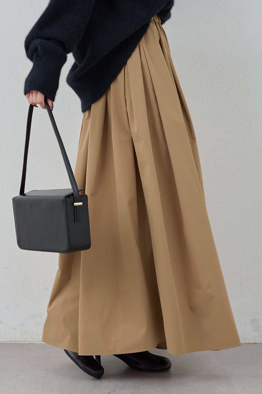 【ガリャルダガランテ/GALLARDAGALANTE】のタフタフレアスカート 人気、トレンドファッション・服の通販 founy(ファニー) 　ファッション　Fashion　レディースファッション　Fashion for Women　スカート　Skirts　Aライン・フレアスカート　A-Line & Flared Skirts　ロングスカート　Long Skirts / Maxi & Midi Skirts　ギャザー　Gathered, Ruffled　シンプル　Simple, Minimal　タフタ　Taffeta, Structured Fabric　フレア　Flare, Flared　ロング　Long, Long-Length　エレガント 上品　Elegant　新作・新入荷　New Arrivals / New In　other-6|ID: prp329100004755342 ipo3291000000034396734