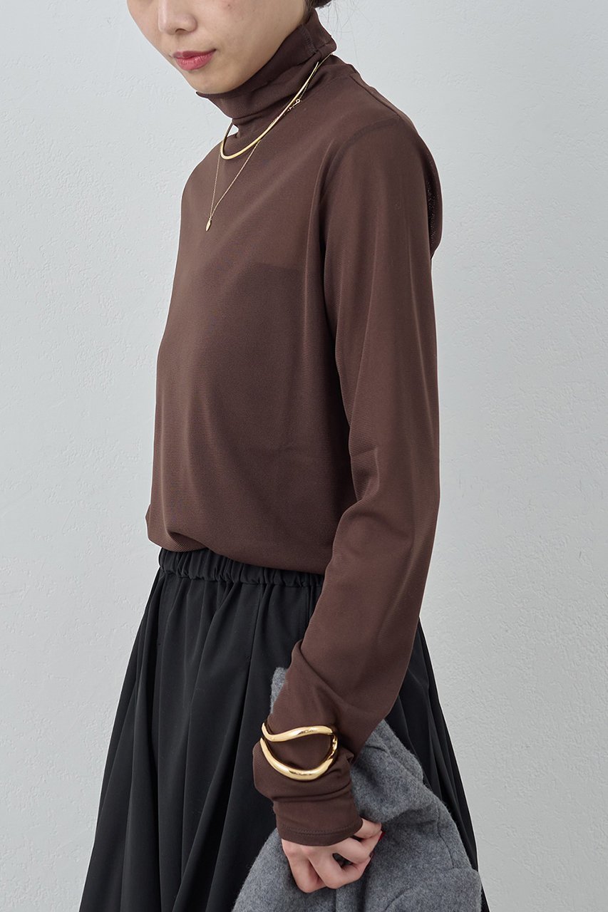 【ガリャルダガランテ/GALLARDAGALANTE】のチュールタートルカットソー 人気、トレンドファッション・服の通販 founy(ファニー)  ファッション Fashion レディースファッション Fashion for Women トップス・カットソー Cut & Sew Tops シャツ・ブラウス・オフィスカジュアル Elegant Blouses & Button-Ups ロングTシャツ・Tシャツ Longline T-Shirts & Tees カットソー・ベーシックTシャツ Cut-and-Sewn Tops / Stretch Tees & Basics おすすめ Recommended / Our Picks インナー Innerwear カットソー Cut and Sewn Top シアー Sheer, See-Through ジャケット Jacket, Outerwear スリーブ Sleeve, Long Sleeve / Short Sleeve タートル Turtleneck, Turtle Collar ロング Long, Long-Length 新作・新入荷 New Arrivals / New In other-5|ID: prp329100004755344 ipo3291000000034396754