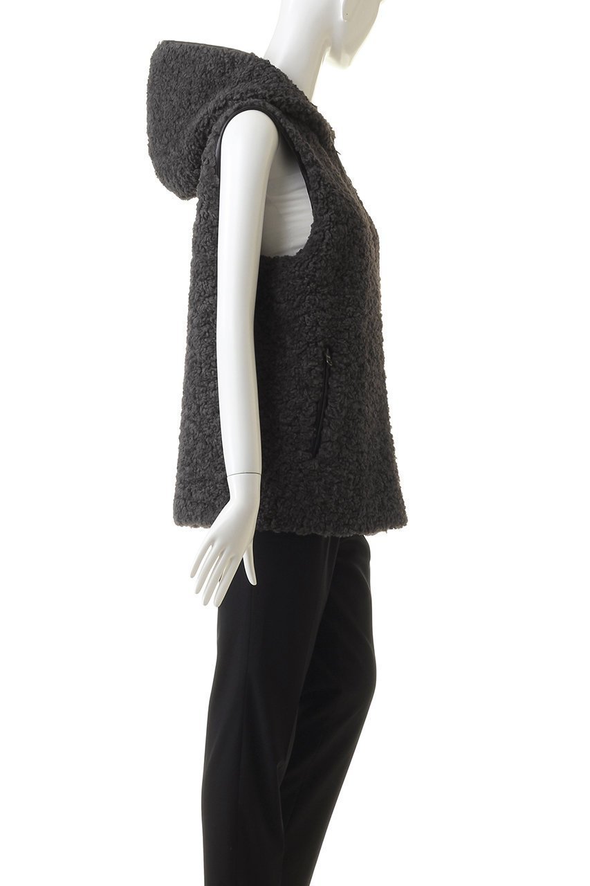 【スリー ドッツ/three dots】のボア フーディベスト 人気、トレンドファッション・服の通販 founy(ファニー) 　ファッション　Fashion　レディースファッション　Fashion for Women　アウター　Coat / Outerwear Collection　レディースジャケット・軽アウター　Jackets　ジャケット　Jacket, Outerwear　パイピング　Piping, Trim Design　フェミニン　Feminine, Girly　ベスト　Vest, Waistcoat　マニッシュ　Mannish, Boyish　再入荷　Restock / Back in Stock　夏　Summer　other-3|ID: prp329100004755345 ipo3291000000034396766