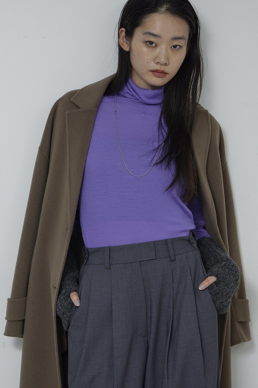 【ガリャルダガランテ/GALLARDAGALANTE】のリブタートルカットソー 人気、トレンドファッション・服の通販 founy(ファニー)  ファッション Fashion レディースファッション Fashion for Women トップス・カットソー Cut & Sew Tops シャツ・ブラウス・オフィスカジュアル Elegant Blouses & Button-Ups ロングTシャツ・Tシャツ Longline T-Shirts & Tees カットソー・ベーシックTシャツ Cut-and-Sewn Tops / Stretch Tees & Basics インナー Innerwear ジャケット Jacket, Outerwear スリーブ Sleeve, Long Sleeve / Short Sleeve ロング Long, Long-Length ワンポイント One Point, Statement Accent 定番 Standard, Basic Item 新作・新入荷 New Arrivals / New In other-2|ID: prp329100004755349 ipo3291000000034396795