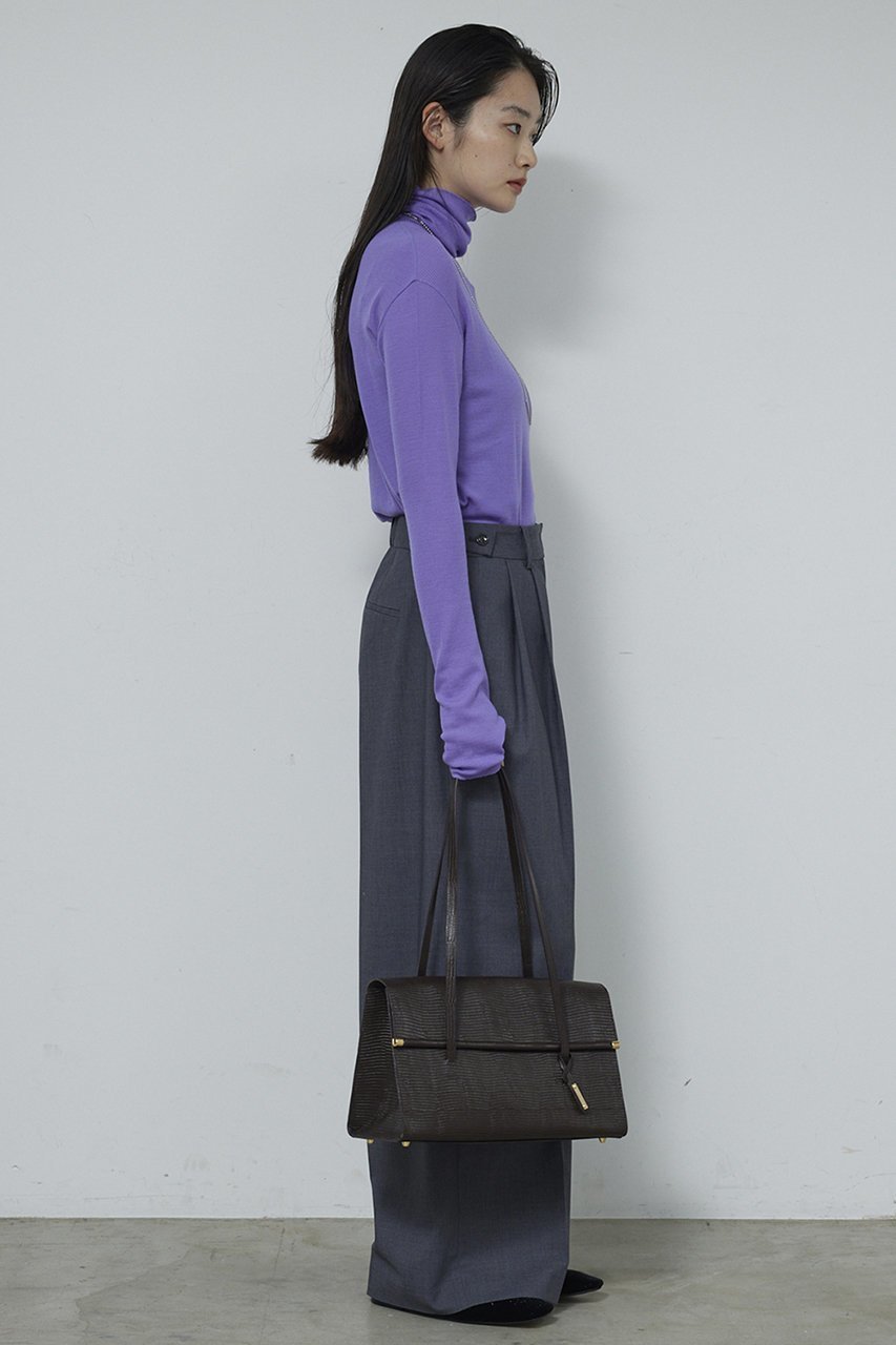 【ガリャルダガランテ/GALLARDAGALANTE】のリブタートルカットソー 人気、トレンドファッション・服の通販 founy(ファニー)  ファッション Fashion レディースファッション Fashion for Women トップス・カットソー Cut & Sew Tops シャツ・ブラウス・オフィスカジュアル Elegant Blouses & Button-Ups ロングTシャツ・Tシャツ Longline T-Shirts & Tees カットソー・ベーシックTシャツ Cut-and-Sewn Tops / Stretch Tees & Basics インナー Innerwear ジャケット Jacket, Outerwear スリーブ Sleeve, Long Sleeve / Short Sleeve ロング Long, Long-Length ワンポイント One Point, Statement Accent 定番 Standard, Basic Item 新作・新入荷 New Arrivals / New In other-4|ID: prp329100004755349 ipo3291000000034396797