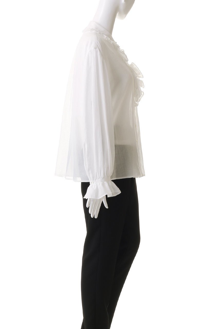 【ビリティス ディセッタン/Bilitis dix-sept ans】のラッフルフリルブラウス 人気、トレンドファッション・服の通販 founy(ファニー) 　ファッション　Fashion　レディースファッション　Fashion for Women　トップス・カットソー　Cut & Sew Tops　シャツ・ブラウス・オフィスカジュアル　Elegant Blouses & Button-Ups　オケージョン　Occasion Wear　ギャザー　Gathered, Ruffled　スリーブ　Sleeve, Long Sleeve / Short Sleeve　ロング　Long, Long-Length　エレガント 上品　Elegant　other-3|ID: prp329100004755350 ipo3291000000036072740