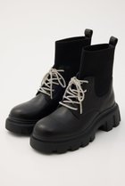 【スタッカート/STACCATO】のドルチェニットコンビライトソールブーツ ブラック|ID: prp329100004755361 ipo3291000000034396915