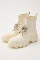 【スタッカート/STACCATO】のドルチェニットコンビライトソールブーツ ホワイト|ID: prp329100004755361 ipo3291000000034396916