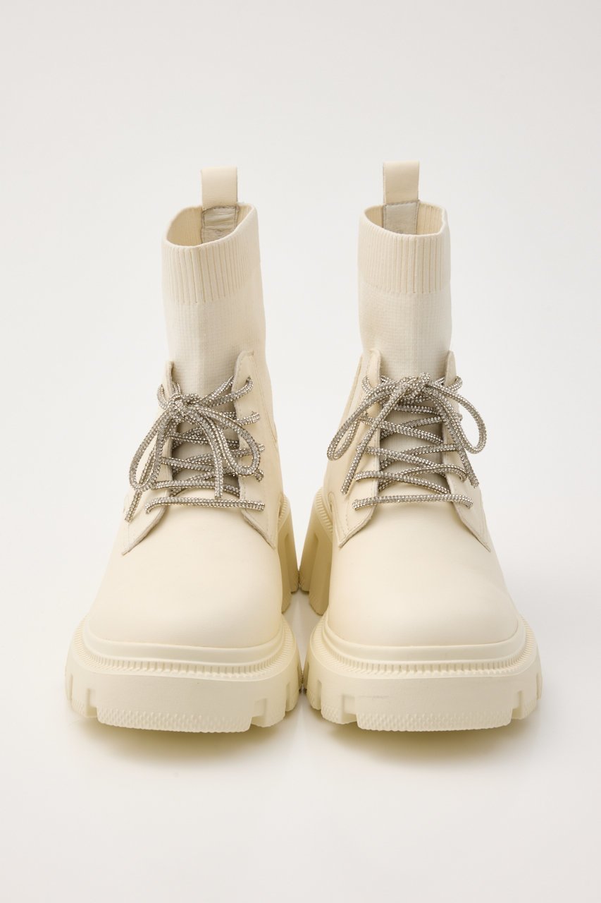 【スタッカート/STACCATO】のドルチェニットコンビライトソールブーツ 人気、トレンドファッション・服の通販 founy(ファニー) 　ファッション　Fashion　レディースファッション　Fashion for Women　ショート　Short, Short Length　ストーン　Stone, Gem-Like　スニーカー　Sneakers, Trainers　マニッシュ　Mannish, Boyish　リボン　Ribbon, Bow　レース　Lace, Lace Fabric　人気　Popular, Best Seller　定番　Standard, Basic Item　新作・新入荷　New Arrivals / New In　軽量　Lightweight, Ultra Light　other-3|ID: prp329100004755361 ipo3291000000034396918