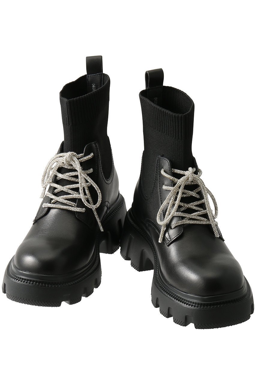 【スタッカート/STACCATO】のドルチェニットコンビライトソールブーツ 人気、トレンドファッション・服の通販 founy(ファニー) 　ファッション　Fashion　レディースファッション　Fashion for Women　ショート　Short, Short Length　ストーン　Stone, Gem-Like　スニーカー　Sneakers, Trainers　マニッシュ　Mannish, Boyish　リボン　Ribbon, Bow　レース　Lace, Lace Fabric　人気　Popular, Best Seller　定番　Standard, Basic Item　軽量　Lightweight, Ultra Light　other-6|ID: prp329100004755361 ipo3291000000035717192