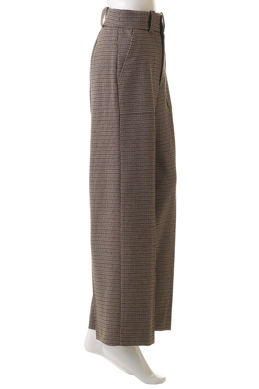 【アルアバイル/allureville】のCHIC-TWEEDベイカーパンツ 人気、トレンドファッション・服の通販 founy(ファニー) 　ファッション　Fashion　レディースファッション　Fashion for Women　パンツ　Pants & Trousers　クラシカル　Classical, Vintage-Inspired　ジャケット　Jacket, Outerwear　センター　Center, Center Line　タートルネック　Turtleneck, High Neck　チェック　Check, Plaid, Tartan　マニッシュ　Mannish, Boyish　リラックス　Relax, Relaxed Fit　ワイド　Wide, Wide Fit　新作・新入荷　New Arrivals / New In　other-3|ID: prp329100004755369 ipo3291000000034396993