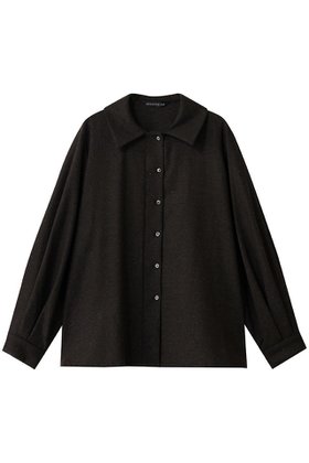 【ミズイロ インド/mizuiro ind】 wool blend ballon slv tunic shirt シャツ人気、トレンドファッション・服の通販 founy(ファニー) ファッション Fashion レディースファッション Fashion for Women トップス・カットソー Cut & Sew Tops シャツ・ブラウス・オフィスカジュアル Elegant Blouses & Button-Ups スリーブ Sleeve, Long Sleeve / Short Sleeve ロング Long, Long-Length 新作・新入荷 New Arrivals / New In A/W・秋冬 Autumn/Winter 羽織 Haori, Light Jacket |ID:prp329100004755371
