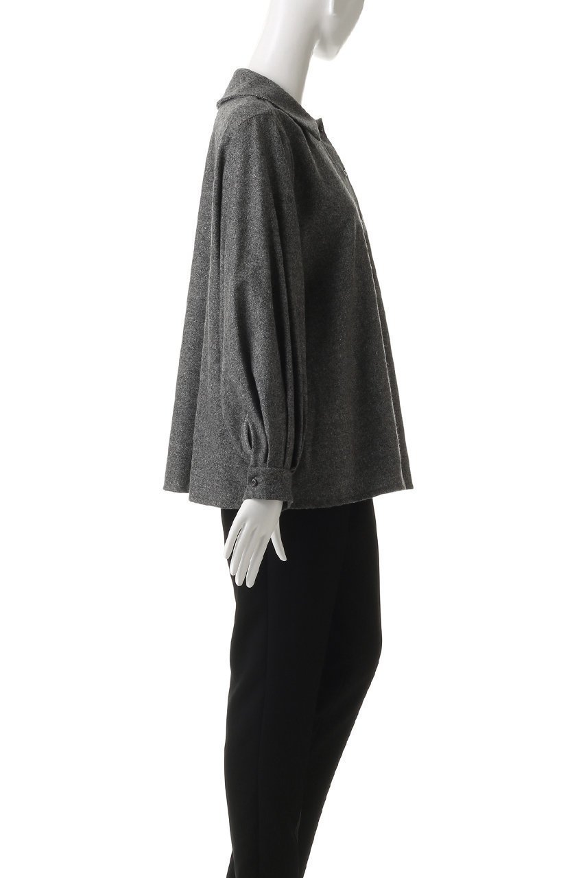 【ミズイロ インド/mizuiro ind】のwool blend ballon slv tunic shirt シャツ 人気、トレンドファッション・服の通販 founy(ファニー)  ファッション Fashion レディースファッション Fashion for Women トップス・カットソー Cut & Sew Tops シャツ・ブラウス・オフィスカジュアル Elegant Blouses & Button-Ups スリーブ Sleeve, Long Sleeve / Short Sleeve ロング Long, Long-Length 新作・新入荷 New Arrivals / New In A/W・秋冬 Autumn/Winter 羽織 Haori, Light Jacket other-3|ID: prp329100004755371 ipo3291000000034397005