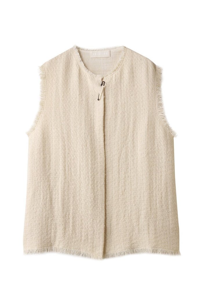 【プリスティン/PRISTINE】のPRISTINE ツイードベスト インテリア・キッズ・メンズ・レディースファッション・服の通販 founy(ファニー) https://founy.com/ ファッション Fashion レディースファッション Fashion for Women アウター Coat / Outerwear Collection レディースジャケット・軽アウター Jackets シンプル Simple, Minimal ジャケット Jacket, Outerwear ツイード Twill, Twill Weave ベスト Vest, Waistcoat 新作・新入荷 New Arrivals / New In 秋 Autumn |ID: prp329100004755389 ipo3291000000034397116