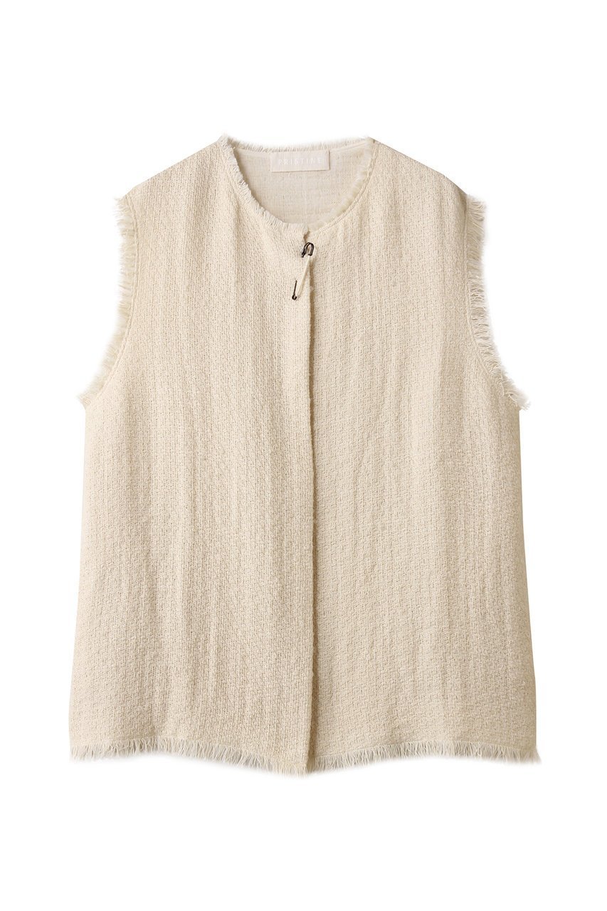 【プリスティン/PRISTINE】のPRISTINE ツイードベスト インテリア・キッズ・メンズ・レディースファッション・服の通販 founy(ファニー) 　ファッション　Fashion　レディースファッション　Fashion for Women　アウター　Coat / Outerwear Collection　レディースジャケット・軽アウター　Jackets　シンプル　Simple, Minimal　ジャケット　Jacket, Outerwear　ツイード　Twill, Twill Weave　ベスト　Vest, Waistcoat　新作・新入荷　New Arrivals / New In　秋　Autumn　ナチュラル|ID: prp329100004755389 ipo3291000000034397118