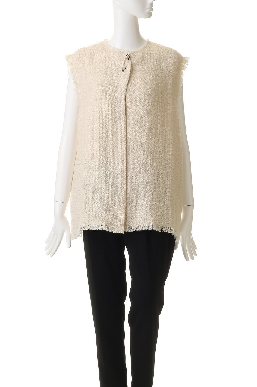 【プリスティン/PRISTINE】のPRISTINE ツイードベスト 人気、トレンドファッション・服の通販 founy(ファニー) 　ファッション　Fashion　レディースファッション　Fashion for Women　アウター　Coat / Outerwear Collection　レディースジャケット・軽アウター　Jackets　シンプル　Simple, Minimal　ジャケット　Jacket, Outerwear　ツイード　Twill, Twill Weave　ベスト　Vest, Waistcoat　新作・新入荷　New Arrivals / New In　秋　Autumn　other-2|ID: prp329100004755389 ipo3291000000034397120