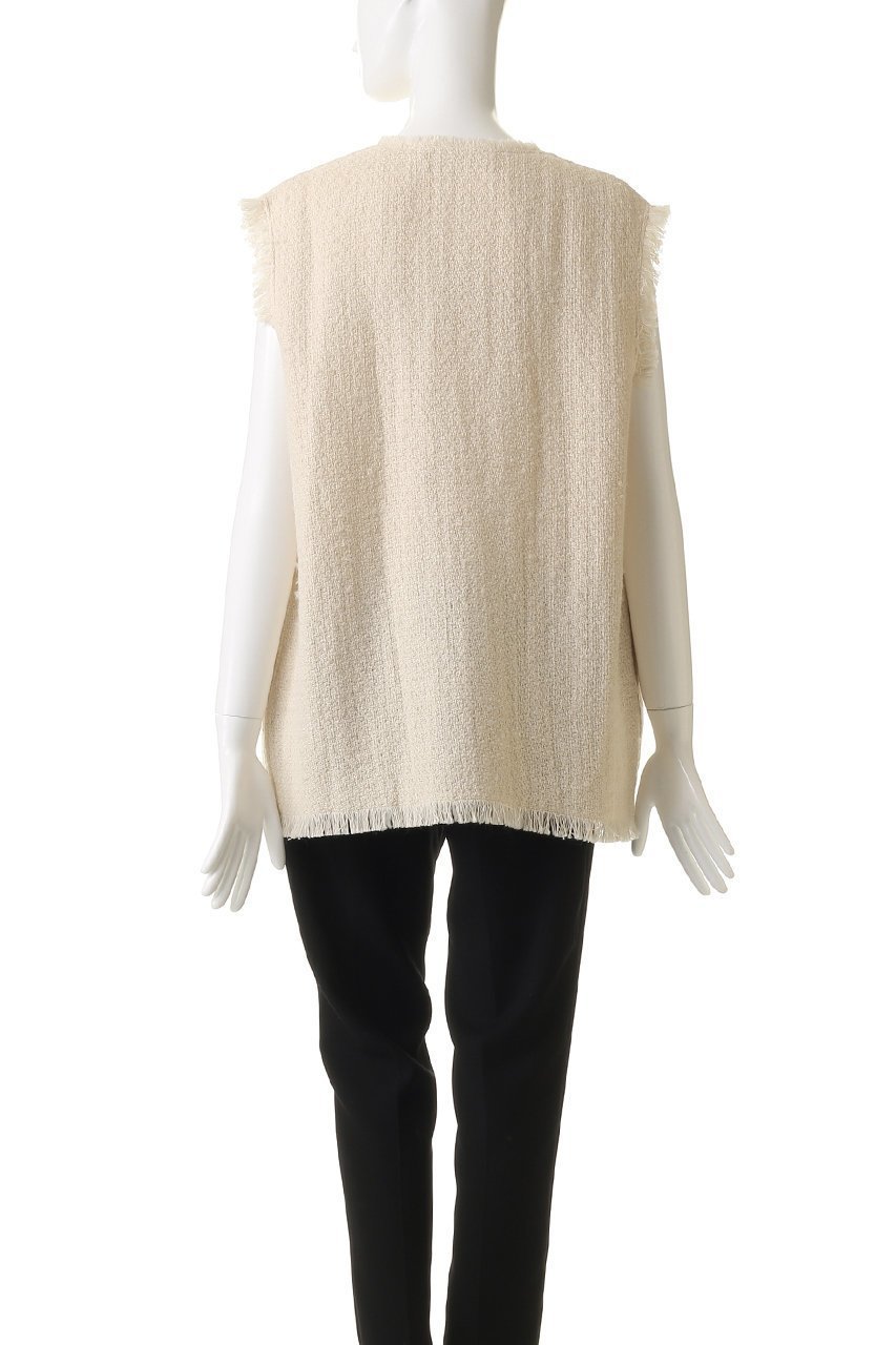 【プリスティン/PRISTINE】のPRISTINE ツイードベスト 人気、トレンドファッション・服の通販 founy(ファニー) 　ファッション　Fashion　レディースファッション　Fashion for Women　アウター　Coat / Outerwear Collection　レディースジャケット・軽アウター　Jackets　シンプル　Simple, Minimal　ジャケット　Jacket, Outerwear　ツイード　Twill, Twill Weave　ベスト　Vest, Waistcoat　新作・新入荷　New Arrivals / New In　秋　Autumn　other-4|ID: prp329100004755389 ipo3291000000034397123