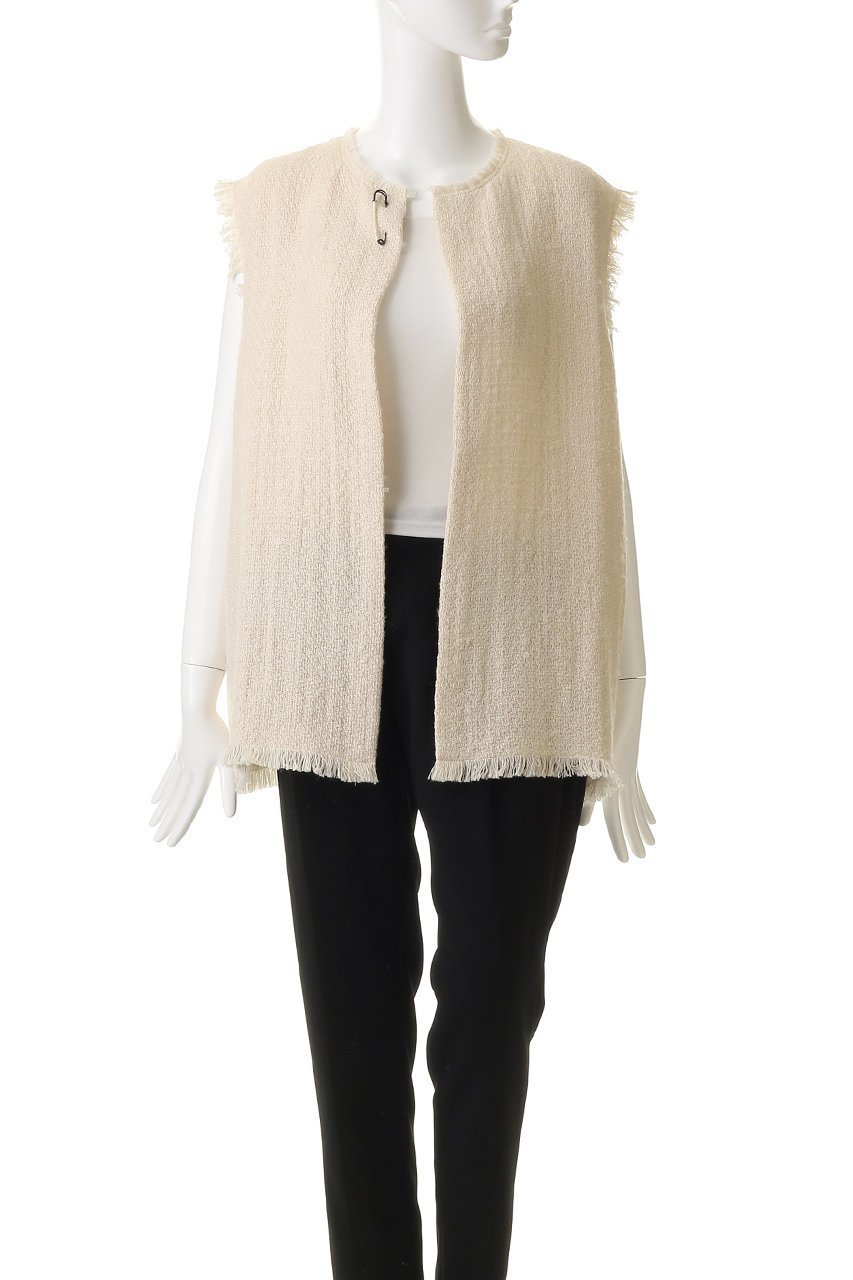 【プリスティン/PRISTINE】のPRISTINE ツイードベスト 人気、トレンドファッション・服の通販 founy(ファニー) 　ファッション　Fashion　レディースファッション　Fashion for Women　アウター　Coat / Outerwear Collection　レディースジャケット・軽アウター　Jackets　シンプル　Simple, Minimal　ジャケット　Jacket, Outerwear　ツイード　Twill, Twill Weave　ベスト　Vest, Waistcoat　新作・新入荷　New Arrivals / New In　秋　Autumn　other-8|ID: prp329100004755389 ipo3291000000034397127