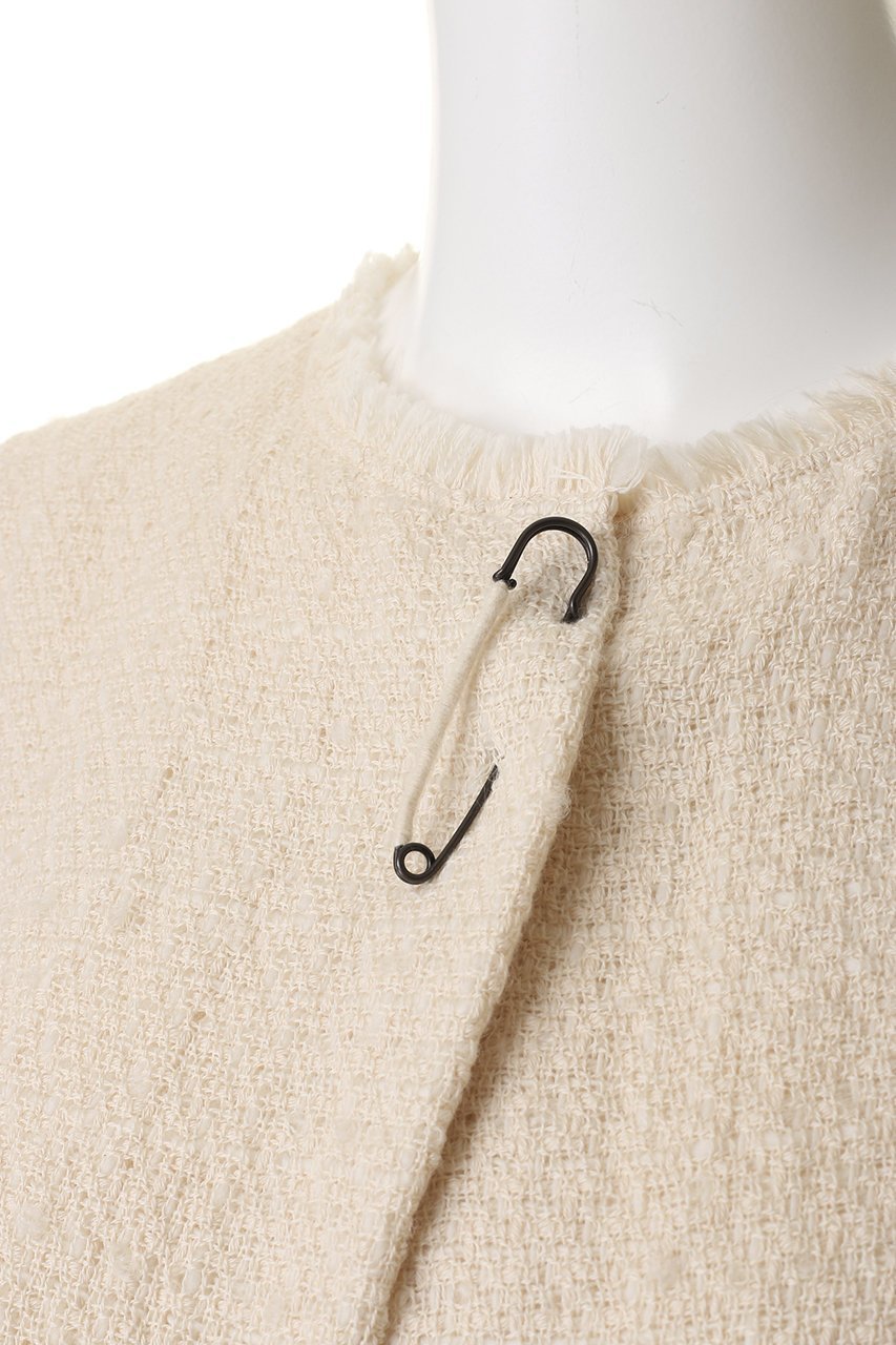 【プリスティン/PRISTINE】のPRISTINE ツイードベスト 人気、トレンドファッション・服の通販 founy(ファニー) 　ファッション　Fashion　レディースファッション　Fashion for Women　アウター　Coat / Outerwear Collection　レディースジャケット・軽アウター　Jackets　シンプル　Simple, Minimal　ジャケット　Jacket, Outerwear　ツイード　Twill, Twill Weave　ベスト　Vest, Waistcoat　秋　Autumn　other-6|ID: prp329100004755389 ipo3291000000035972689