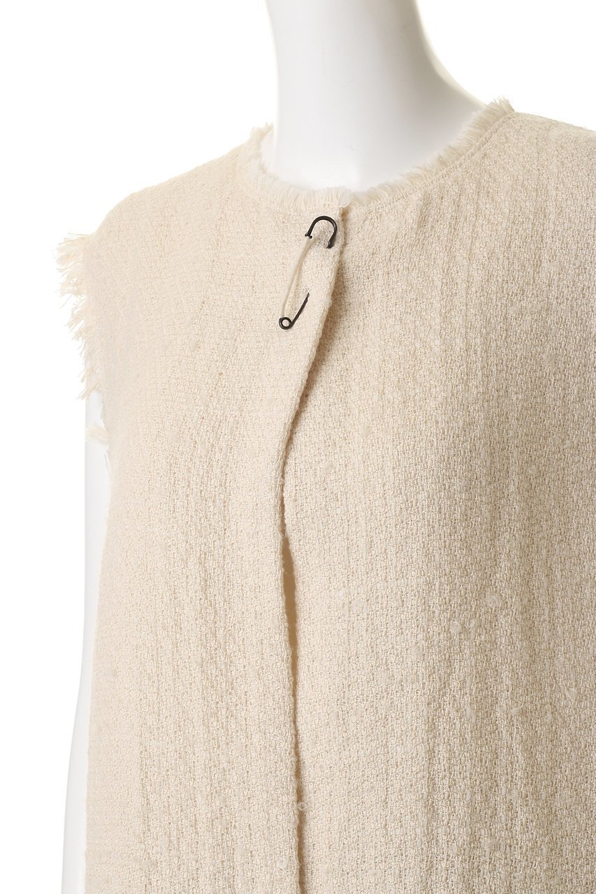 【プリスティン/PRISTINE】のPRISTINE ツイードベスト 人気、トレンドファッション・服の通販 founy(ファニー) 　ファッション　Fashion　レディースファッション　Fashion for Women　アウター　Coat / Outerwear Collection　レディースジャケット・軽アウター　Jackets　シンプル　Simple, Minimal　ジャケット　Jacket, Outerwear　ツイード　Twill, Twill Weave　ベスト　Vest, Waistcoat　秋　Autumn　other-5|ID: prp329100004755389 ipo3291000000036802828