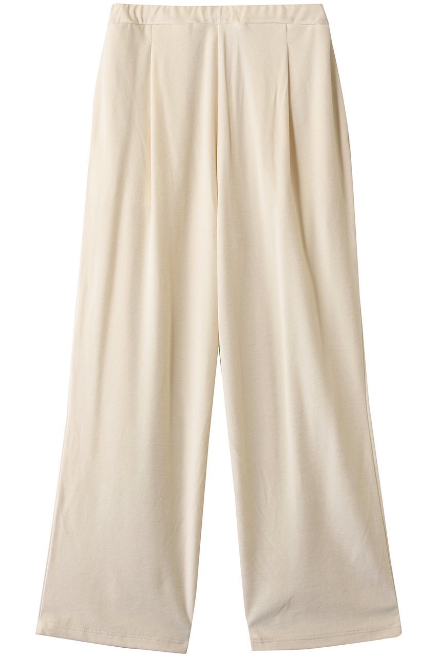 【プリスティン/PRISTINE】のベロアタックパンツ インテリア・キッズ・メンズ・レディースファッション・服の通販 founy(ファニー) 　ファッション　Fashion　レディースファッション　Fashion for Women　パンツ　Pants & Trousers　お家時間・ステイホーム　Stay Home / At Home　ストレート　Straight, Straight Cut　トレンド　Trend, Trending Now　フロント　Front, Front Design　ベロア　Velour, Soft Velvet　リラックス　Relax, Relaxed Fit　エレガント 上品　Elegant　新作・新入荷　New Arrivals / New In　旅行　Travel　ナチュラル|ID: prp329100004755390 ipo3291000000034397130