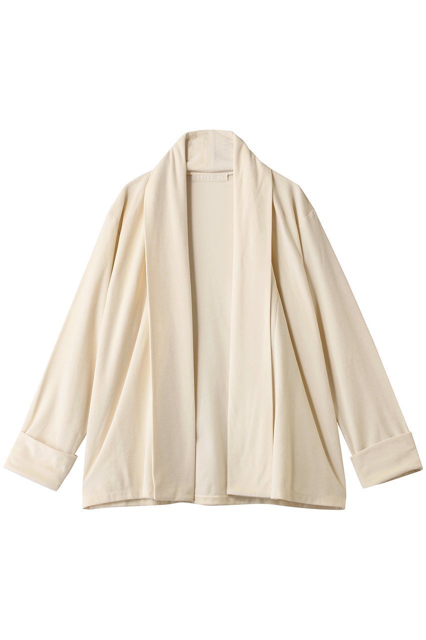 【プリスティン/PRISTINE】のベロアカーディガン 人気、トレンドファッション・服の通販 founy(ファニー) 　ファッション　Fashion　レディースファッション　Fashion for Women　トップス・カットソー　Cut & Sew Tops　カーディガン・羽織り　Layered Style Cardigans　シャツ・ブラウス・オフィスカジュアル　Elegant Blouses & Button-Ups　ロングTシャツ・Tシャツ　Longline T-Shirts & Tees　カットソー・ベーシックTシャツ　Cut-and-Sewn Tops / Stretch Tees & Basics　ベロアトップス　Velour Tops / Velvet-Look Items　なめらか　Smooth, Silky Texture　カーディガン　Cardigan, Knitwear　シンプル　Simple, Minimal　ベロア　Velour, Soft Velvet　リラックス　Relax, Relaxed Fit　 other-1|ID: prp329100004755391 ipo3291000000035836253