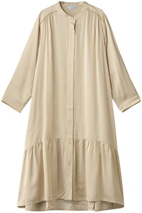 【キッドブルー/KID BLUE / GOODS】 プレミアムサテンナイティ人気、トレンドファッション・服の通販 founy(ファニー) ギャザー Gathered, Ruffled サテン Satin, Glossy Fabric スリーブ Sleeve, Long Sleeve / Short Sleeve パイピング Piping, Trim Design パジャマ Pajamas, Sleepwear フロント Front, Front Design ロング Long, Long-Length エレガント 上品 Elegant 新作・新入荷 New Arrivals / New In |ID:prp329100004755399