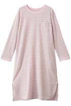 【キッドブルー/KID BLUE / GOODS】の25Wフェイスボーダーワンピース 人気、トレンドファッション・服の通販 founy(ファニー) お家時間・ステイホーム Stay Home / At Home スリーブ Sleeve, Long Sleeve / Short Sleeve ダブル Double, Double-Breasted パジャマ Pajamas, Sleepwear フェイス Face, Facial Design ポケット Pocket, Pocket Detail ラウンド Round, Round Neck ロング Long, Long-Length 新作・新入荷 New Arrivals / New In 旅行 Travel thumbnail ライトグレー|ID: prp329100004755401 ipo3291000000034397233