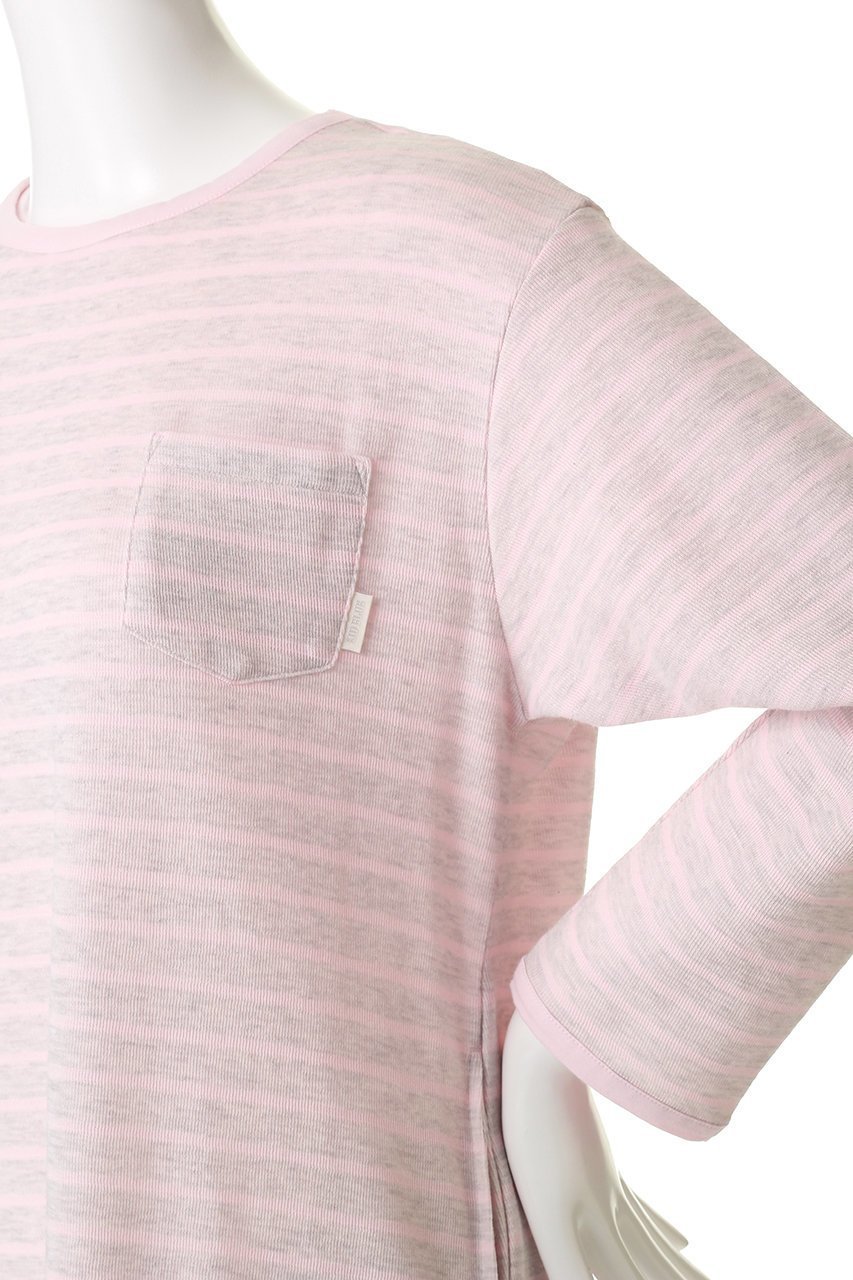 【キッドブルー/KID BLUE / GOODS】の25Wフェイスボーダーワンピース 人気、トレンドファッション・服の通販 founy(ファニー) お家時間・ステイホーム Stay Home / At Home スリーブ Sleeve, Long Sleeve / Short Sleeve ダブル Double, Double-Breasted パジャマ Pajamas, Sleepwear フェイス Face, Facial Design ポケット Pocket, Pocket Detail ラウンド Round, Round Neck ロング Long, Long-Length 新作・新入荷 New Arrivals / New In 旅行 Travel other-5|ID: prp329100004755401 ipo3291000000034397237