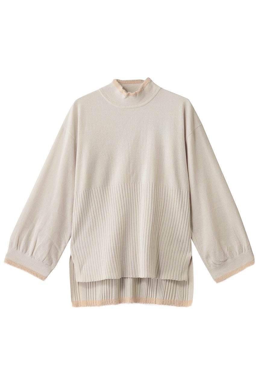 【キッドブルー/KID BLUE】の25リブニットトップス インテリア・キッズ・メンズ・レディースファッション・服の通販 founy(ファニー) ファッション Fashion レディースファッション Fashion for Women トップス・カットソー Cut & Sew Tops ニット Knit Tops & Sweaters スリーブ Sleeve, Long Sleeve / Short Sleeve パジャマ Pajamas, Sleepwear リラックス Relax, Relaxed Fit ロング Long, Long-Length アイボリー|ID: prp329100004755412 ipo3291000000034397300