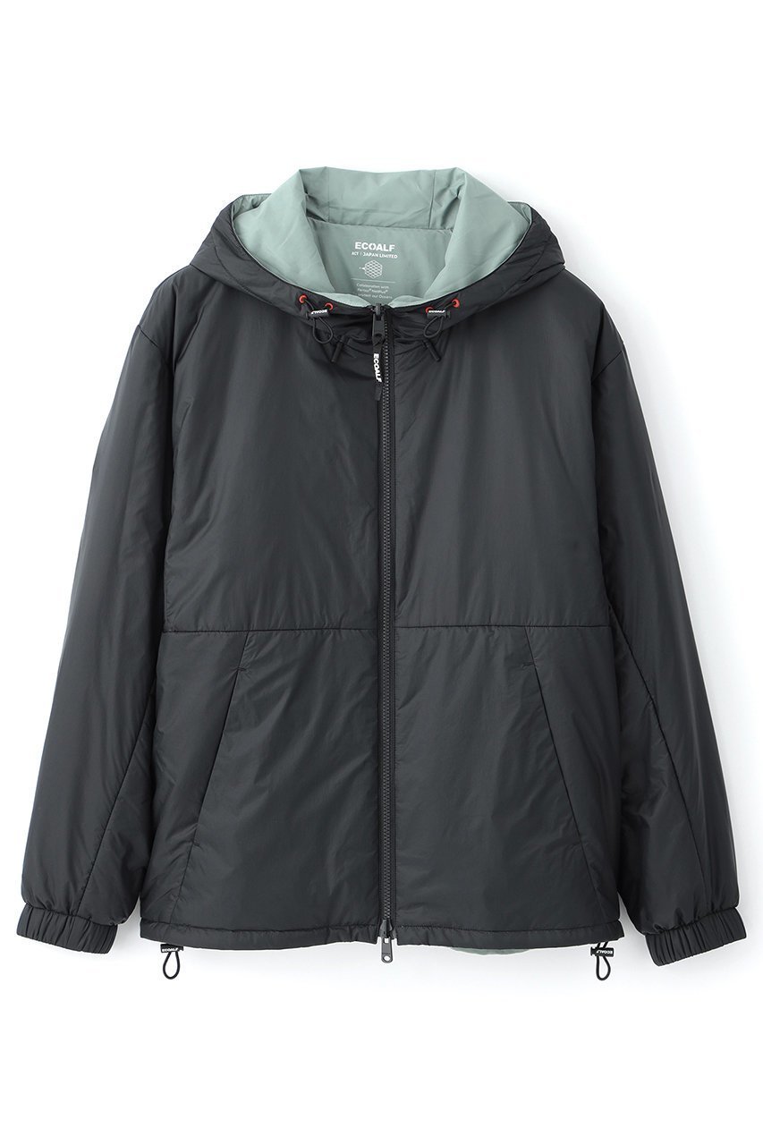 【エコアルフ/ECOALF】の【UNISEX】ACT NETPLUS リバーシブルアウター【日本限定】 インテリア・キッズ・メンズ・レディースファッション・服の通販 founy(ファニー) 　ファッション　Fashion　レディースファッション　Fashion for Women　アウター　Coat / Outerwear Collection　コート・ロングコート・ピーコート　Long Coats, Peacoats & More　ユニセックス　Unisex, Genderless　ショート　Short, Short Length　トラベル　Travel, Travel Gear　プレミアム　Premium, High-End　モダン　Modern, Contemporary　リップ　Lip, Lip Motif　リバーシブル　Reversible, Two-Sided　リラックス　Relax, Relaxed Fit　新作・新入荷　New Arrivals / New In　軽量　Lightweight, Ultra Light　ブラック/セージグリーン|ID: prp329100004755415 ipo3291000000034397322