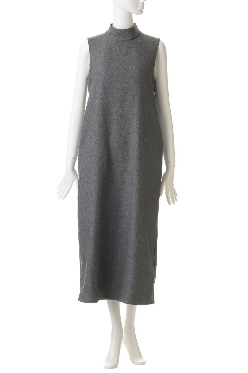 【ミディウミソリッド/MIDIUMISOLID】のhi-neck n/slv OP ワンピース 人気、トレンドファッション・服の通販 founy(ファニー) 　ファッション　Fashion　レディースファッション　Fashion for Women　ワンピース　Dresses　チュニック　Tunic Tops & Dresses　なめらか　Smooth, Silky Texture　アクセサリー　Fashion Accessories　シューズ　Shoes, Footwear　チュニック　Tunic, Long Top　ノースリーブ　Sleeveless, No-Sleeve　ハイネック　High Neck, Mock Neck　モダン　Modern, Contemporary　ロング　Long, Long-Length　新作・新入荷　New Arrivals / New In　other-2|ID: prp329100004755418 ipo3291000000034397336