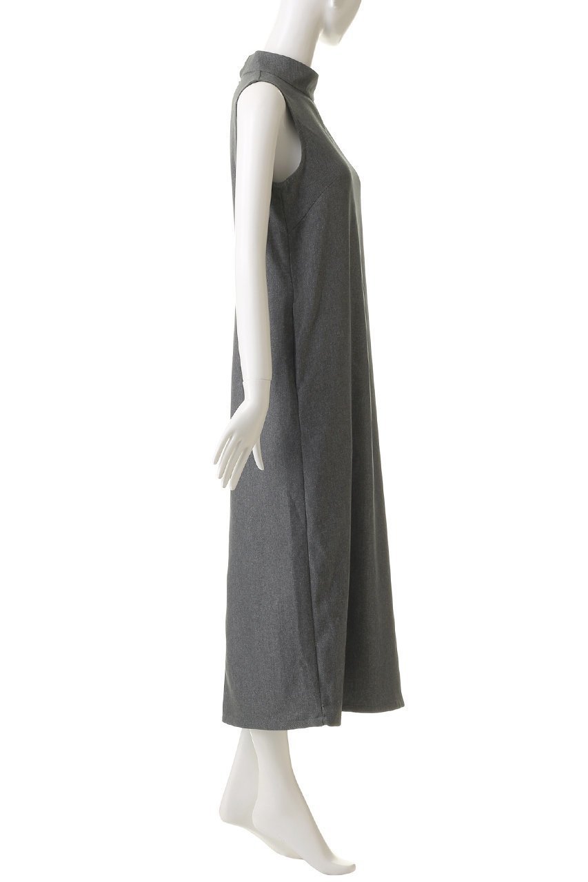 【ミディウミソリッド/MIDIUMISOLID】のhi-neck n/slv OP ワンピース 人気、トレンドファッション・服の通販 founy(ファニー) 　ファッション　Fashion　レディースファッション　Fashion for Women　ワンピース　Dresses　チュニック　Tunic Tops & Dresses　なめらか　Smooth, Silky Texture　アクセサリー　Fashion Accessories　シューズ　Shoes, Footwear　チュニック　Tunic, Long Top　ノースリーブ　Sleeveless, No-Sleeve　ハイネック　High Neck, Mock Neck　モダン　Modern, Contemporary　ロング　Long, Long-Length　新作・新入荷　New Arrivals / New In　other-3|ID: prp329100004755418 ipo3291000000034397338