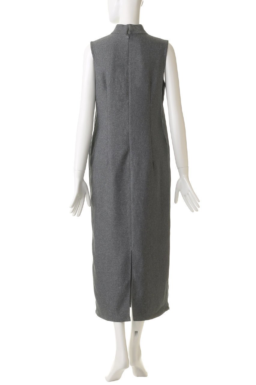 【ミディウミソリッド/MIDIUMISOLID】のhi-neck n/slv OP ワンピース 人気、トレンドファッション・服の通販 founy(ファニー) 　ファッション　Fashion　レディースファッション　Fashion for Women　ワンピース　Dresses　チュニック　Tunic Tops & Dresses　なめらか　Smooth, Silky Texture　アクセサリー　Fashion Accessories　シューズ　Shoes, Footwear　チュニック　Tunic, Long Top　ノースリーブ　Sleeveless, No-Sleeve　ハイネック　High Neck, Mock Neck　モダン　Modern, Contemporary　ロング　Long, Long-Length　新作・新入荷　New Arrivals / New In　other-4|ID: prp329100004755418 ipo3291000000034397340