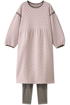 【キッドブルー/KID BLUE / GOODS】 25キルトドットJQナイティ(スパッツつき)人気、トレンドファッション・服の通販 founy(ファニー) お家時間・ステイホーム Stay Home / At Home ウォーム Warm Fabric キルト Quilt, Quilted Fabric ギャザー Gathered, Ruffled ドット Polka Dot, Dot Pattern パジャマ Pajamas, Sleepwear 新作・新入荷 New Arrivals / New In A/W・秋冬 Autumn/Winter |ID:prp329100004755421
