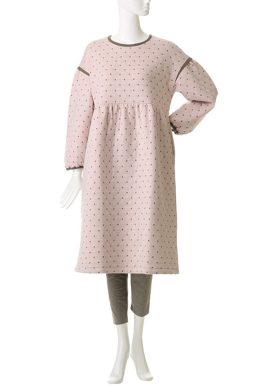 【キッドブルー/KID BLUE / GOODS】の25キルトドットJQナイティ(スパッツつき) 人気、トレンドファッション・服の通販 founy(ファニー) お家時間・ステイホーム Stay Home / At Home ウォーム Warm Fabric キルト Quilt, Quilted Fabric ギャザー Gathered, Ruffled ドット Polka Dot, Dot Pattern パジャマ Pajamas, Sleepwear 新作・新入荷 New Arrivals / New In A/W・秋冬 Autumn/Winter other-2|ID: prp329100004755421 ipo3291000000034397361