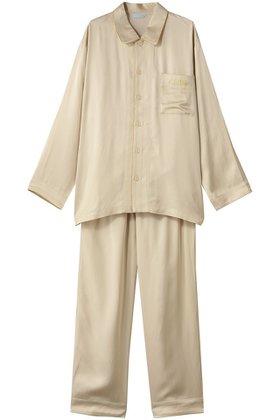 【キッドブルー/KID BLUE / GOODS】 プレミアムサテンパジャマ人気、トレンドファッション・服の通販 founy(ファニー) サテン Satin, Glossy Fabric スリーブ Sleeve, Long Sleeve / Short Sleeve パイピング Piping, Trim Design パジャマ Pajamas, Sleepwear ロング Long, Long-Length 新作・新入荷 New Arrivals / New In |ID:prp329100004755425