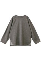 【フォーラム/FOURAM】のLAME URAKE PULL OVER 人気、トレンドファッション・服の通販 founy(ファニー) ファッション Fashion レディースファッション Fashion for Women トップス・カットソー Cut & Sew Tops シャツ・ブラウス・オフィスカジュアル Elegant Blouses & Button-Ups レディースパーカー・カジュアルフーディー Casual Hoodies & Sweatshirts ロングTシャツ・Tシャツ Longline T-Shirts & Tees スウェット・クルーネックトップス Sweatshirts & Crewnecks / Relaxed Fit Sweat Tops カットソー・ベーシックTシャツ Cut-and-Sewn Tops / Stretch Tees & Basics シンプル Simple, Minimal フィット Fit, Slim Fit フェミニン Feminine, Girly thumbnail CHARCOAL|ID: prp329100004755427 ipo3291000000036517909