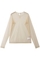 【フォーラム/FOURAM】のLAME TULLE STRIPE PULL OVER 人気、トレンドファッション・服の通販 founy(ファニー) ファッション Fashion レディースファッション Fashion for Women トップス・カットソー Cut & Sew Tops シャツ・ブラウス・オフィスカジュアル Elegant Blouses & Button-Ups なめらか Smooth, Silky Texture キャミソール Camisole, Spaghetti Strap Top ストライプ Stripe, Striped Pattern スリーブ Sleeve, Long Sleeve / Short Sleeve チュール Tulip, Tulip Motif ロング Long, Long-Length エレガント 上品 Elegant 新作・新入荷 New Arrivals / New In A/W・秋冬 Autumn/Winter thumbnail GOLD|ID: prp329100004755431 ipo3291000000034397417