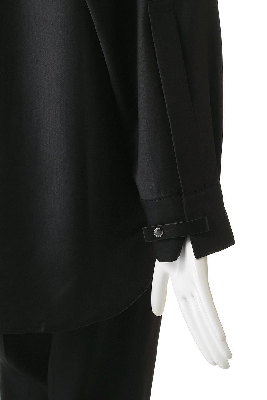 【フォーラム/FOURAM】のGLOSS COATED WOOL SHIRT 人気、トレンドファッション・服の通販 founy(ファニー) 　ファッション　Fashion　レディースファッション　Fashion for Women　アウター　Coat / Outerwear Collection　コート・ロングコート・ピーコート　Long Coats, Peacoats & More　トップス・カットソー　Cut & Sew Tops　シャツ・ブラウス・オフィスカジュアル　Elegant Blouses & Button-Ups　なめらか　Smooth, Silky Texture　スリーブ　Sleeve, Long Sleeve / Short Sleeve　ポケット　Pocket, Pocket Detail　モダン　Modern, Contemporary　ロング　Long, Long-Length　新作・新入荷　New Arrivals / New In　羽織　Haori, Light Jacket　other-6|ID: prp329100004755433 ipo3291000000034397436