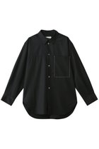 【フォーラム/FOURAM】のGLOSS COATED WOOL SHIRT BLACK|ID:prp329100004755433