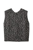 【フォーラム/FOURAM】のMELANGE SEQUNIS KNIT 人気、トレンドファッション・服の通販 founy(ファニー) ファッション Fashion レディースファッション Fashion for Women トップス・カットソー Cut & Sew Tops ニット Knit Tops & Sweaters カジュアルプルオーバー・ニットトップス Pullovers & Knit Tops / Casual Pullovers コンパクト Compact, Small Size シンプル Simple, Minimal フォルム Silhouette, Form ボトム Bottoms, Lower Wear リュクス Luxury, Elegant, High-End, Chic エレガント 上品 Elegant 新作・新入荷 New Arrivals / New In A/W・秋冬 Autumn/Winter thumbnail BLACK|ID: prp329100004755438 ipo3291000000034397460