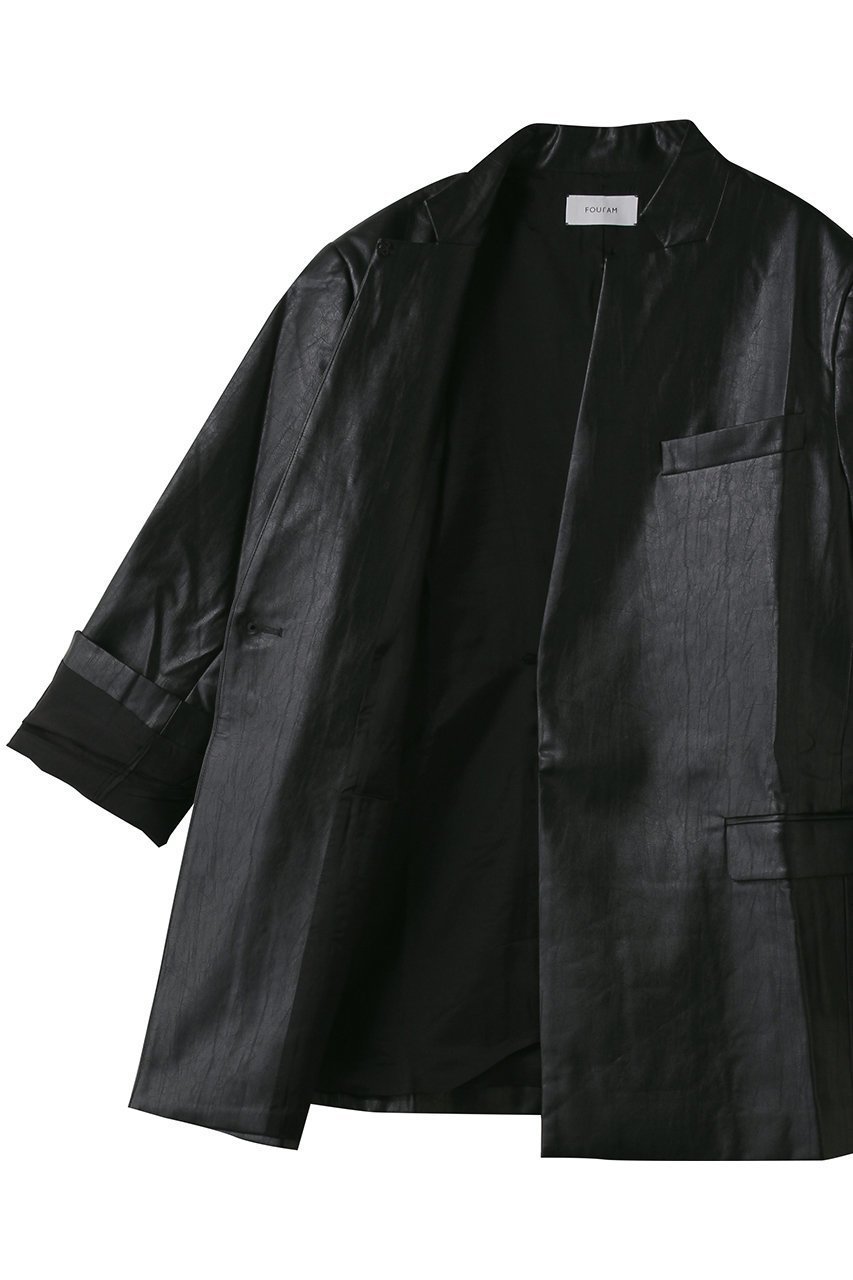 【フォーラム/FOURAM】のEMBOSS FAUX LEATHER JACKET 人気、トレンドファッション・服の通販 founy(ファニー)  ファッション Fashion レディースファッション Fashion for Women アウター Coat / Outerwear Collection レディースジャケット・軽アウター Jackets おすすめ Recommended / Our Picks エレガント 上品 Elegant ジャケット Jacket, Outerwear トレンド Trend, Trending Now フェイクレザー Faux Leather, PU Leather フェミニン Feminine, Girly リュクス Luxury, Elegant, High-End, Chic 新作・新入荷 New Arrivals / New In other-6|ID: prp329100004755446 ipo3291000000034397537