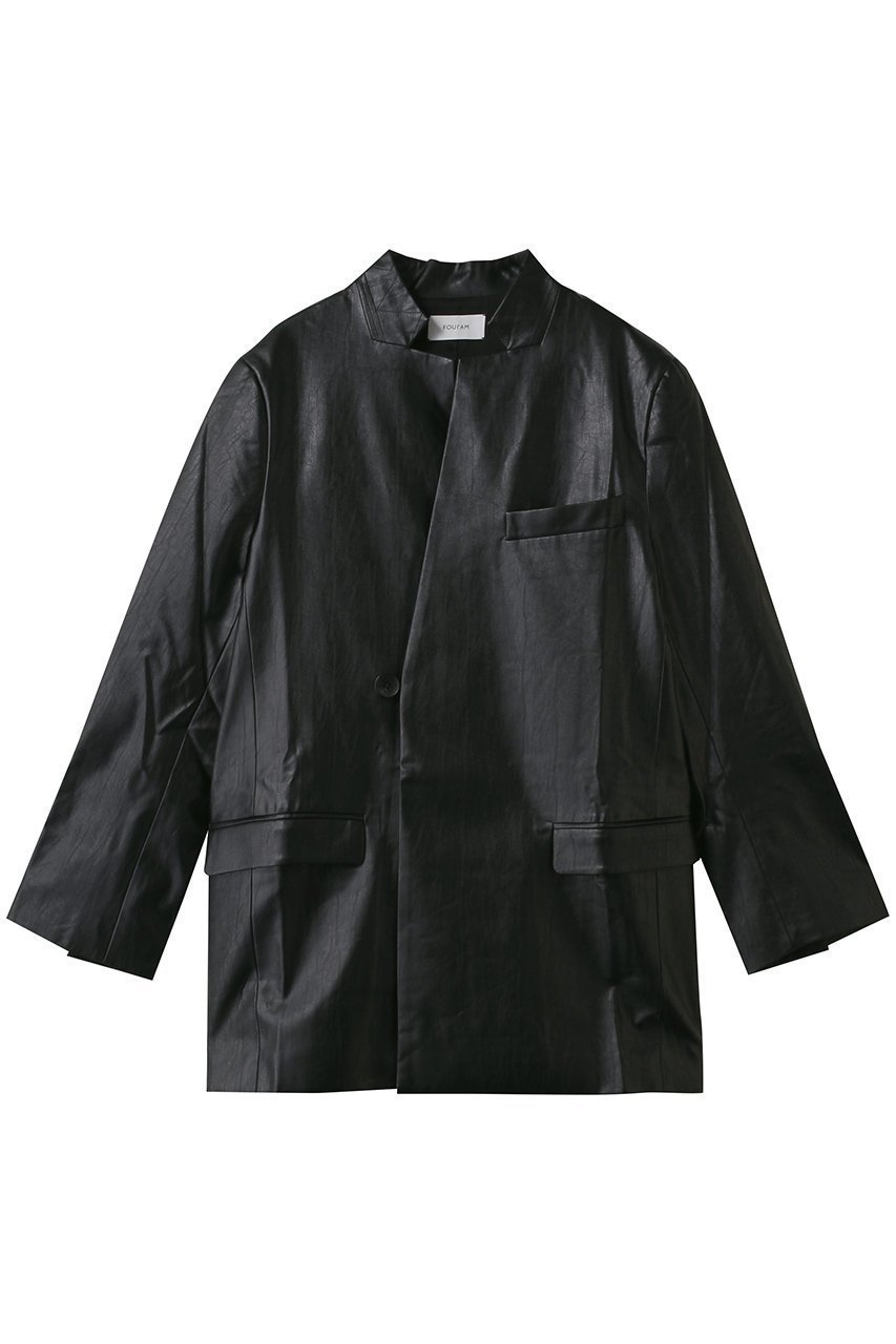 【フォーラム/FOURAM】のEMBOSS FAUX LEATHER JACKET 人気、トレンドファッション・服の通販 founy(ファニー) 　ファッション　Fashion　レディースファッション　Fashion for Women　アウター　Coat / Outerwear Collection　レディースジャケット・軽アウター　Jackets　おすすめ　Recommended / Our Picks　エレガント 上品　Elegant　ジャケット　Jacket, Outerwear　トレンド　Trend, Trending Now　フェイクレザー　Faux Leather, PU Leather　フェミニン　Feminine, Girly　リュクス　Luxury, Elegant, High-End, Chic　 other-1|ID: prp329100004755446 ipo3291000000035717239
