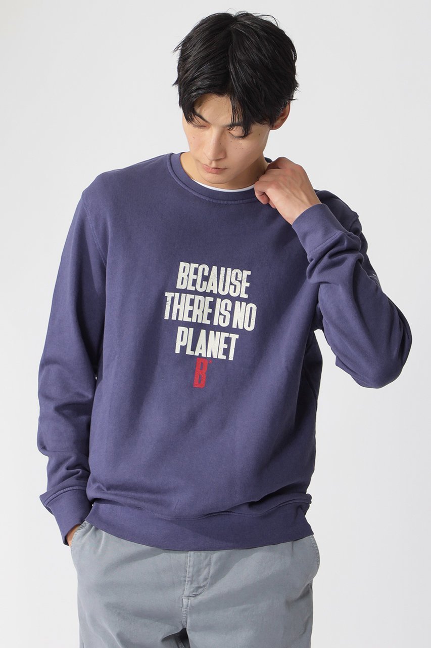 【エコアルフ/ECOALF / MEN】の【MEN】BARDERA BECAUSE スウェット / BARDERA SWEATSHIRT MAN インテリア・キッズ・メンズ・レディースファッション・服の通販 founy(ファニー) 　ファッション　Fashion　メンズファッション　Fashion for Men　トップス・カットソー　Cut & Sew Tops　パーカー・フーディー / カジュアルコーデ　Hoodies & Parkas　メンズシャツ　Shirts　なめらか　Smooth, Silky Texture　オーガニック　Organic Cotton　コレクション　Collection, Seasonal Line　スウェット / スエット　Sweatshirt, Sweatwear　新作・新入荷　New Arrivals / New In　ネイビー|ID: prp329100004755464 ipo3291000000034397680